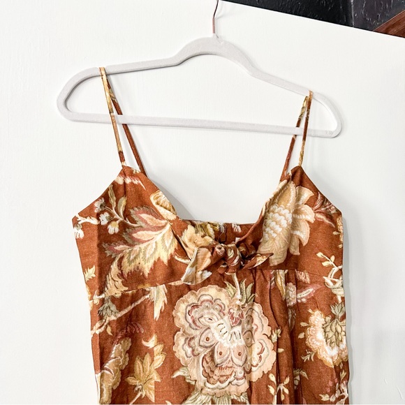 Sezane Chiaretta Dress Adana Maxi Floral Size 36 38 US 4 6 NWT - Picture 4 of 13